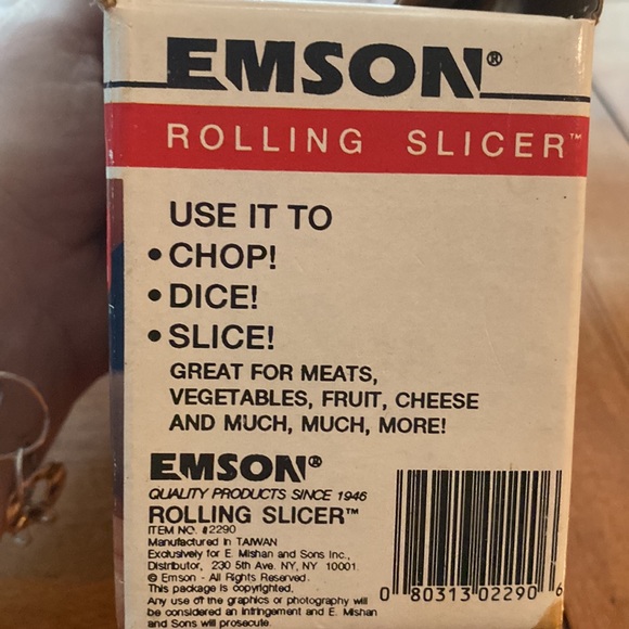 Never been used - Rolling Slicer by Emson. Vintage piece! - Picture 5 of 6